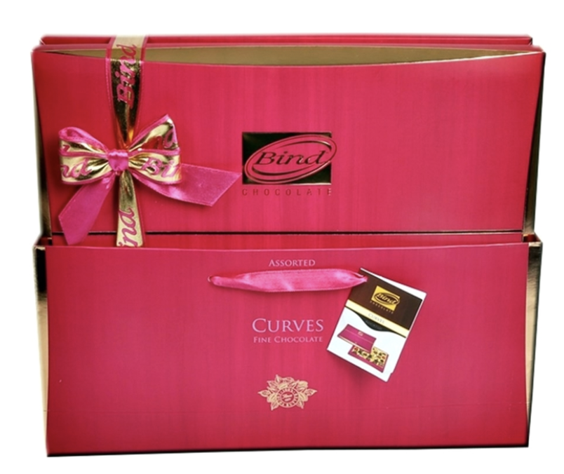 Цукерки BIND Curves Fine Chocolate шок Асорті Рож 320г